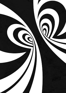 Black and White Optical Illusion
