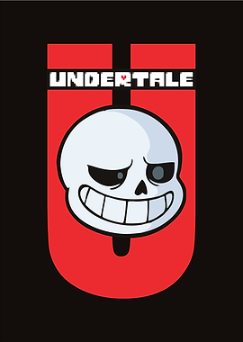 Undertale Sans Skull Logo