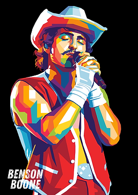 Benson Boone Pop Art Portrait