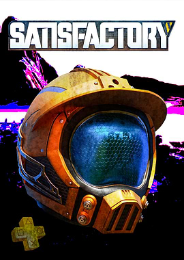 Satisfactory Game Helmet and PS Symbols