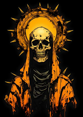 Grim Reaper with Golden Halo