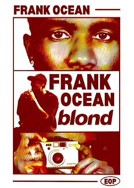 Frank Ocean Blond Poster