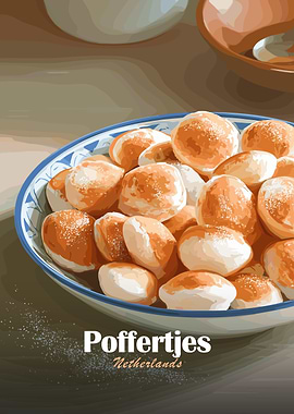 Poffertjes in a Bowl