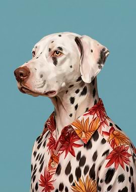 Summer Vibes: The Tropical Dalmatian