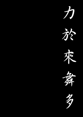 Chinese Calligraphy Text Art