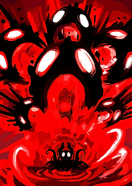 Dark Fantasy Creature Confrontation