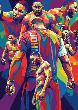 Anthony Johnson UFC Pop Art