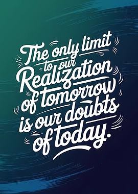 Inspirational quote about limits