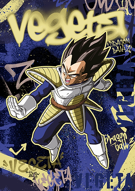 Vegeta Graffiti
