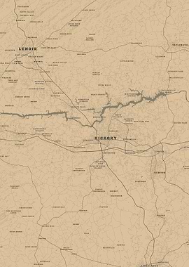 Lenoir and Hickory, North Carolina