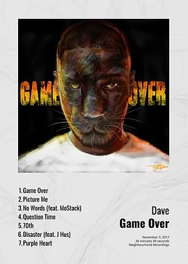 Dave Game Over Album Art