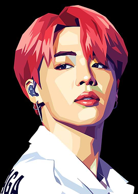 Pop Art Portrait of Jimin