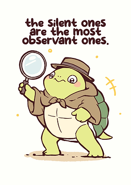 Observant Turtle Detective