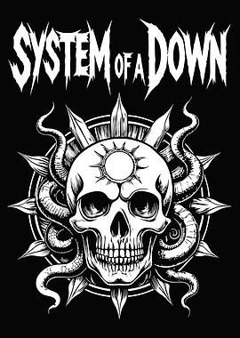 System of a Down Skull Logo