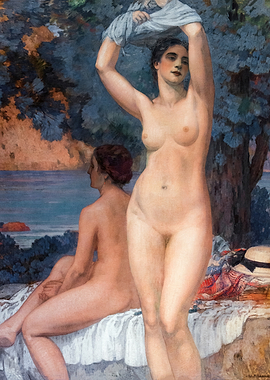 Nude Women by the Sea