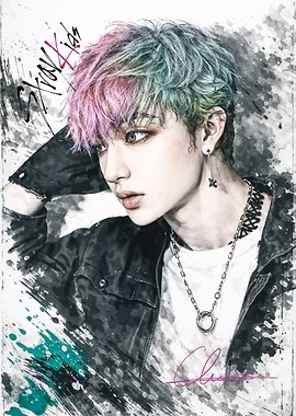 Stray Kids Bang Chan Portrait