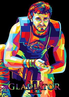 Gladiator II Pop Art Poster