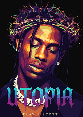 Travis Scott Utopia Portrait