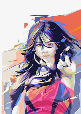 Pop Art Portrait of a Woman