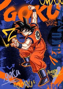 Son Goku Graffiti