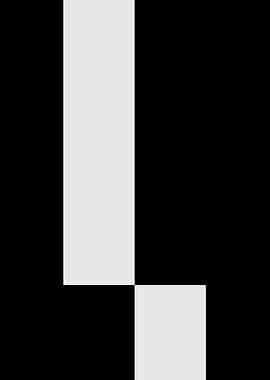 Abstract Black and White Geometric Shapes