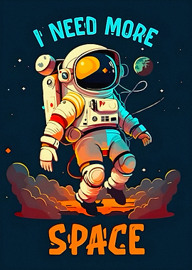 Astronaut Needs More Space