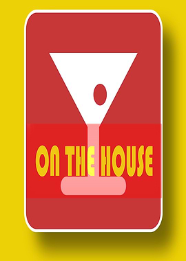 On The House Cocktail Graphic