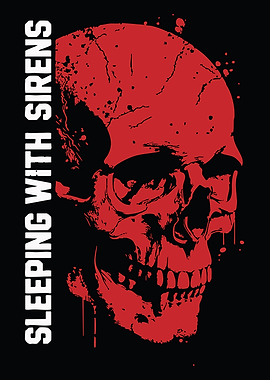 Sleeping With Sirens Skull Graphic