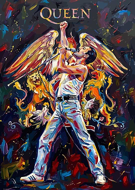 Freddie Mercury Queen Painting