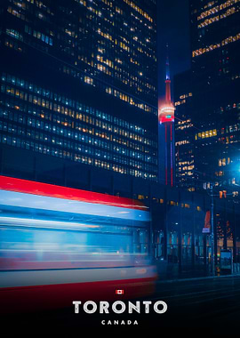 Toronto Cityscape at Night