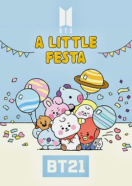 BT21 A Little Festa Characters