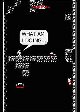 Retro Game Scene with Speech Bubble