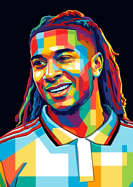 Michael Olise WPAP Pop Art