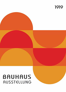 Bauhaus Ausstellung 1919 Poster