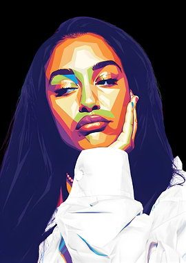 Jorja Smith Pop Art Portrait