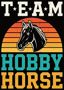 Team Hobby Horse Retro Design