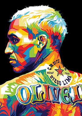 Charles Oliveira Pop Art Portrait