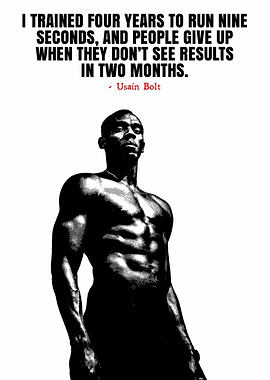 Usain Bolt Motivational Quote