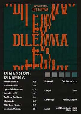 ENHYPEN Dimension Dilemma Album Art