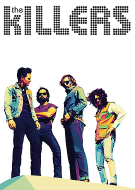 The Killers Band Pop Art