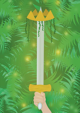 As d'épée - Carte de Tarot