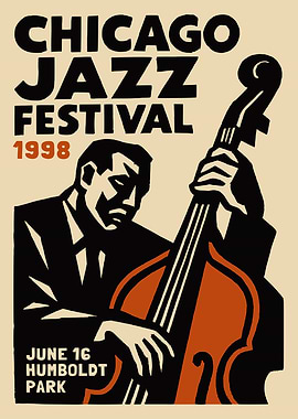Chicago Jazz Festival 1998 Poster