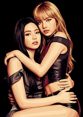 K-Pop Idols Jennie and Lisa