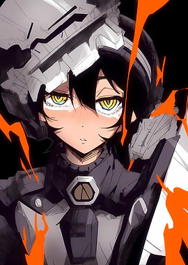 Anime Girl in Sci-Fi Armor