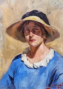Portrait of a Woman in a Hat