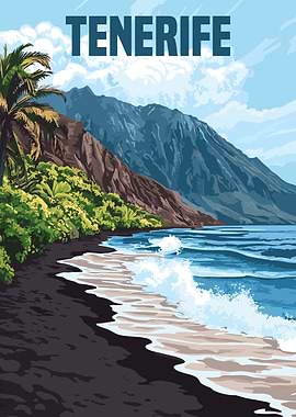 Tenerife black beach