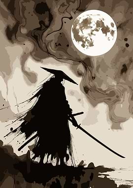 Samurai Under the Moon