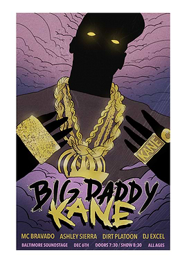 Big Kane Concert Poster