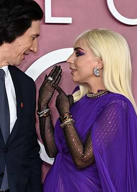 Adam Driver and Lady Gaga at Premiere