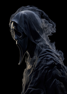 Ghostface Smoke Figure